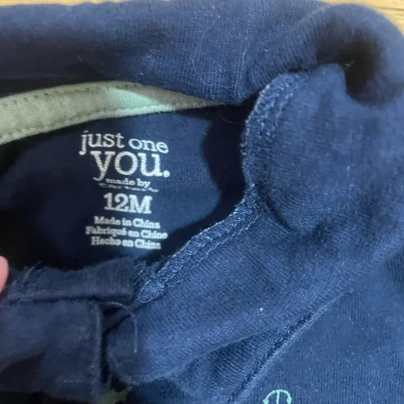 2/$10 Sale! Carter’s One Piece Shorts Set & Cat & Jack T-Shirt Size 12 Months - Picture 5 of 8